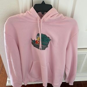 H&M Sweatshirt Simpsons pink medium